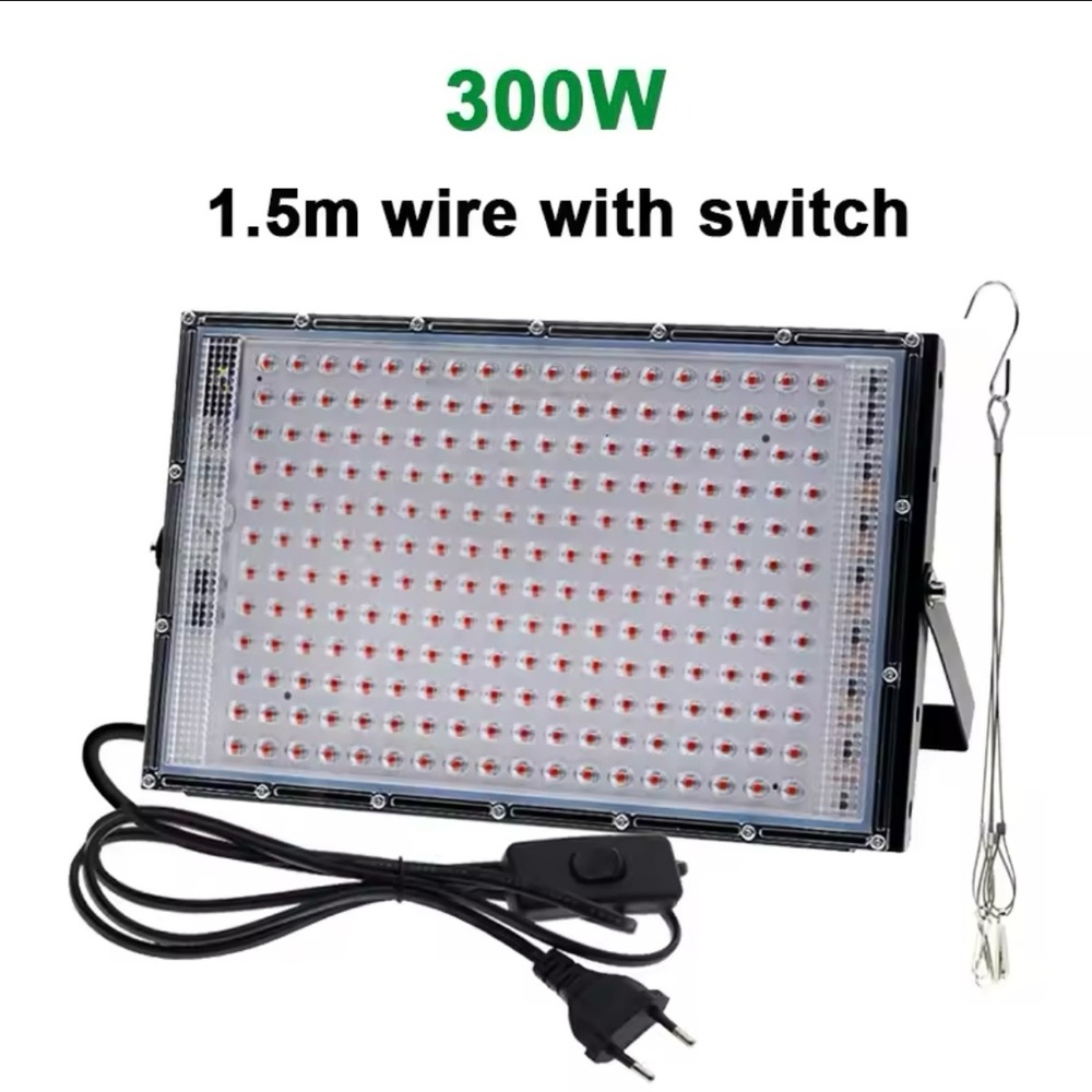EU Plug 300W LED Grow Light 220V
